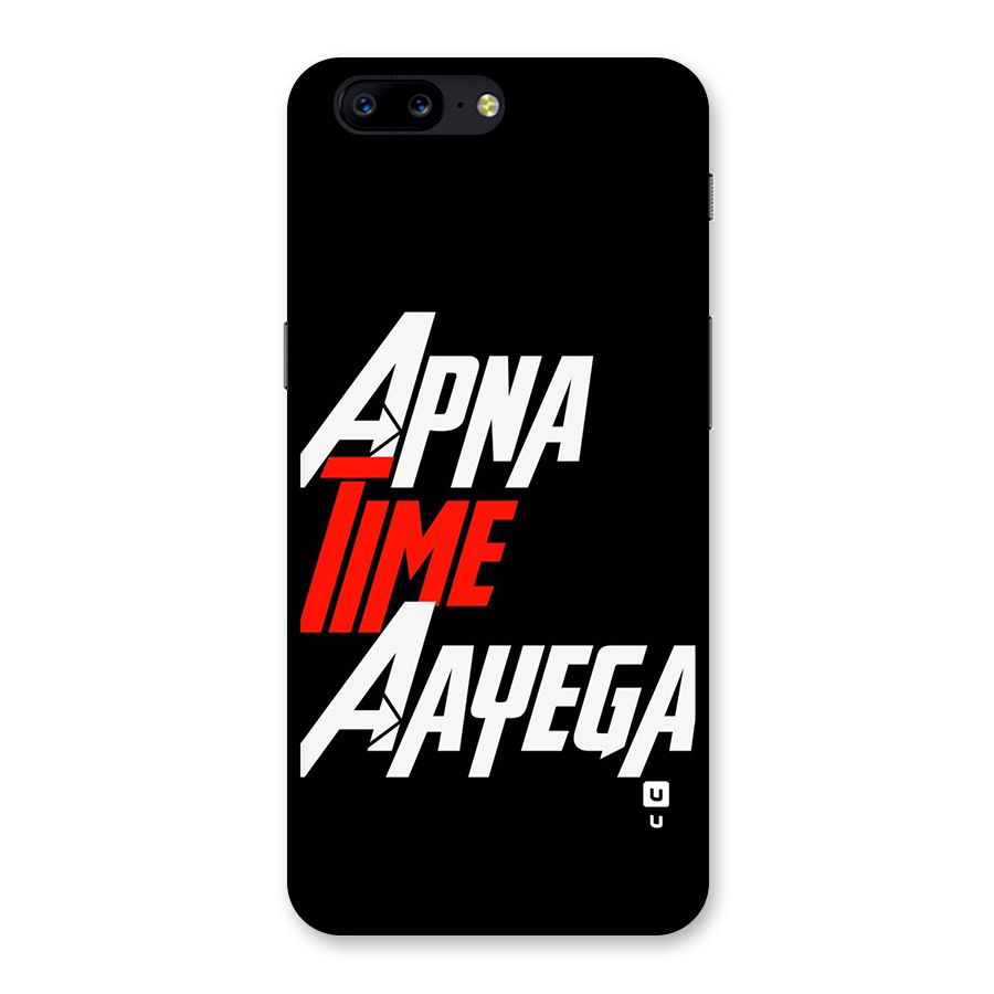 Time Aayega Back Case for OnePlus 5
