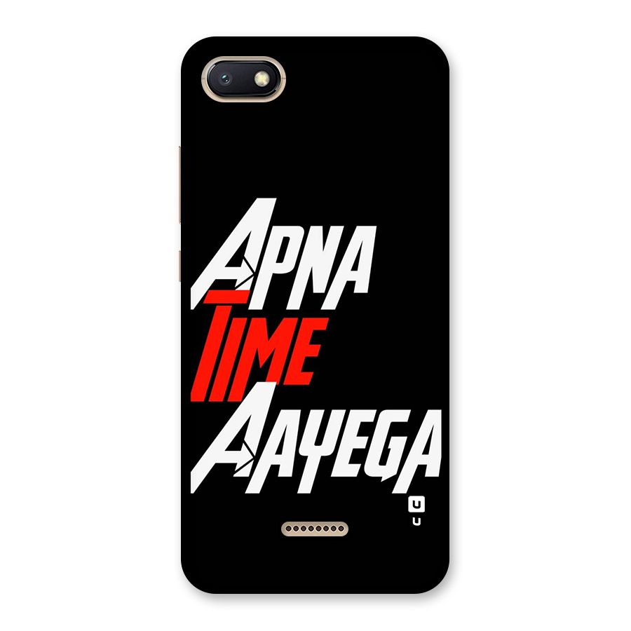Time Aayega Back Case for Redmi 6A