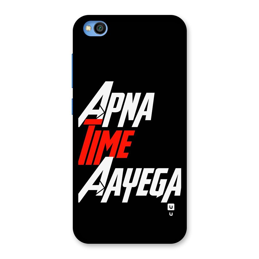 Time Aayega Back Case for Redmi Go