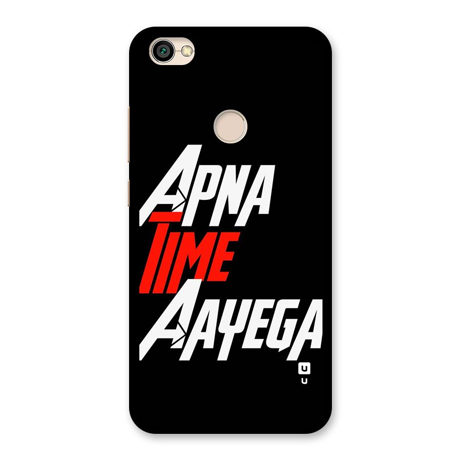 Time Aayega Back Case for Redmi Y1 2017