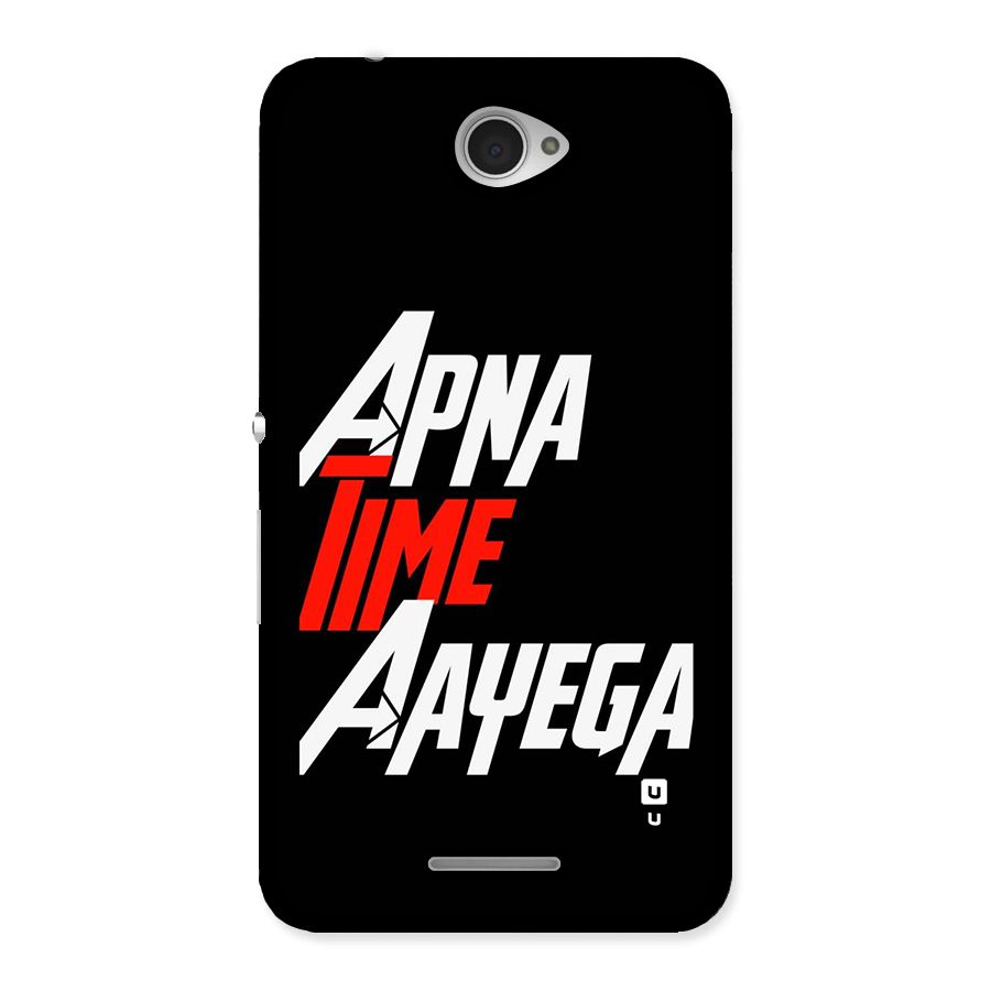 Time Aayega Back Case for Xperia E4
