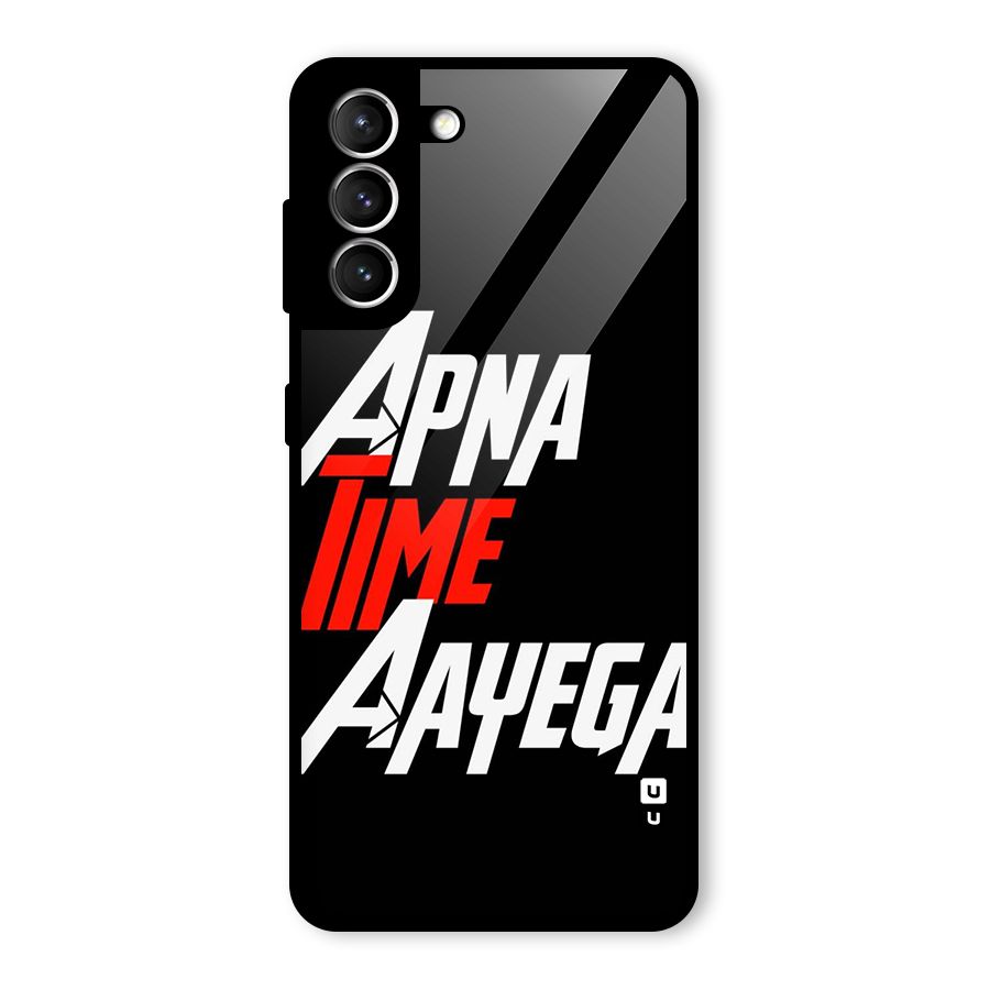 Time Aayega Glass Back Case for Galaxy S21 5G