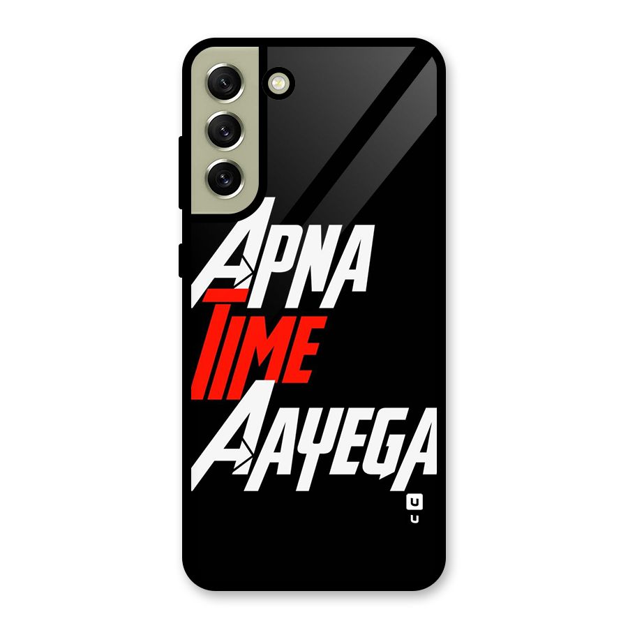 Time Aayega Glass Back Case for Galaxy S21 FE 5G