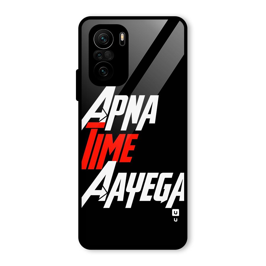 Time Aayega Glass Back Case for Mi 11X Pro