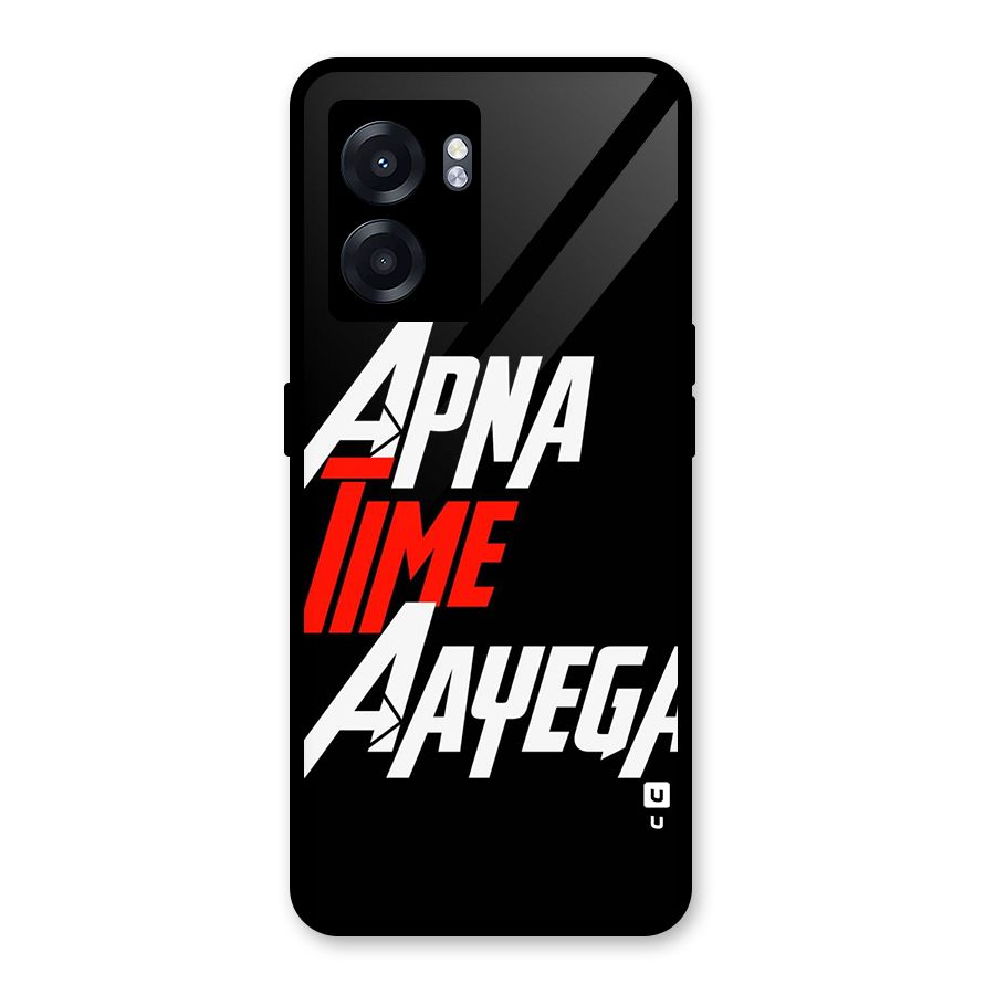 Time Aayega Glass Back Case for Realme Narzo 50 5G