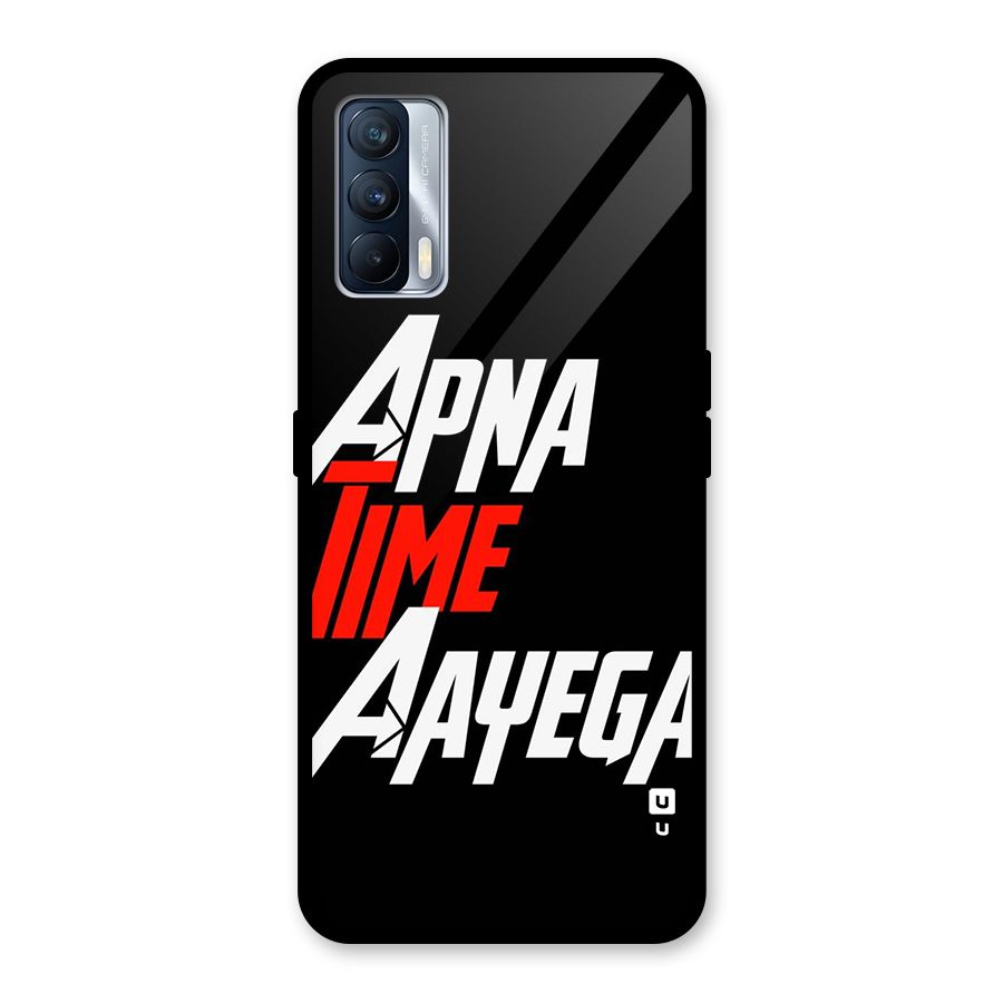 Time Aayega Glass Back Case for Realme X7