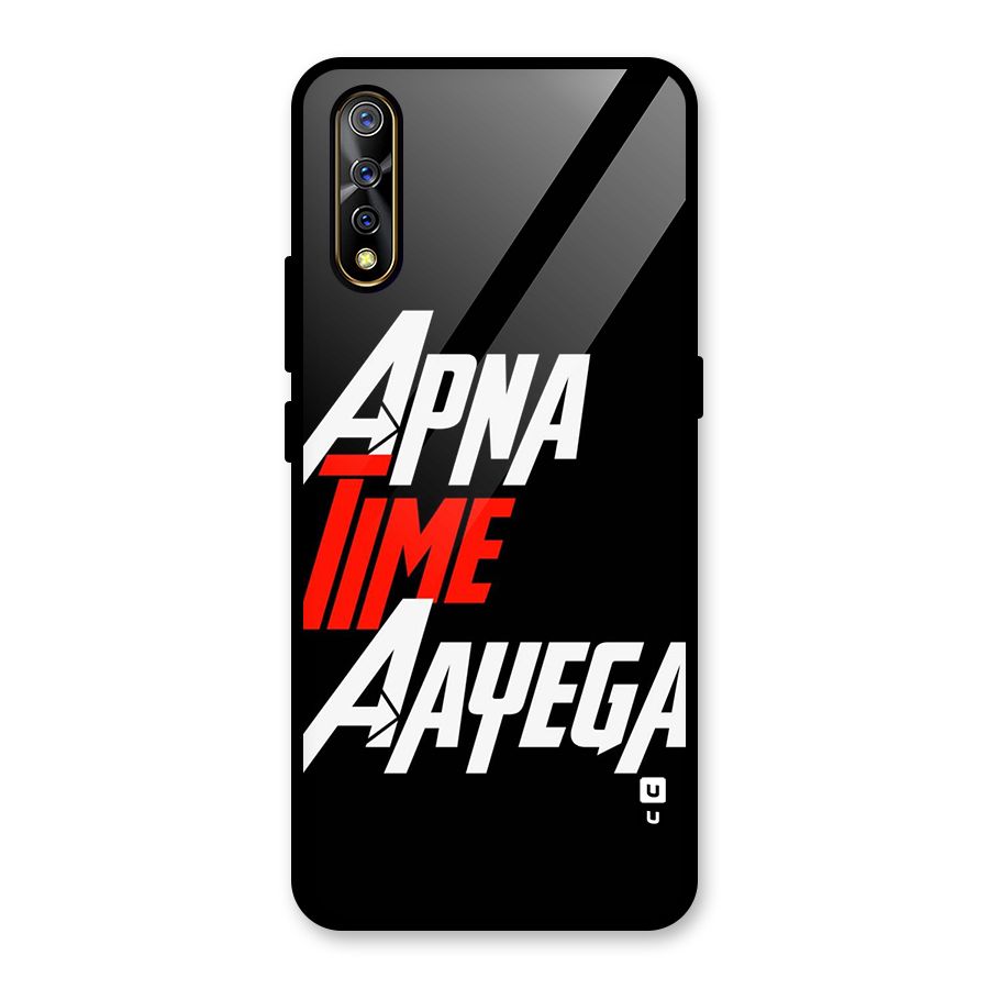 Time Aayega Glass Back Case for Vivo S1
