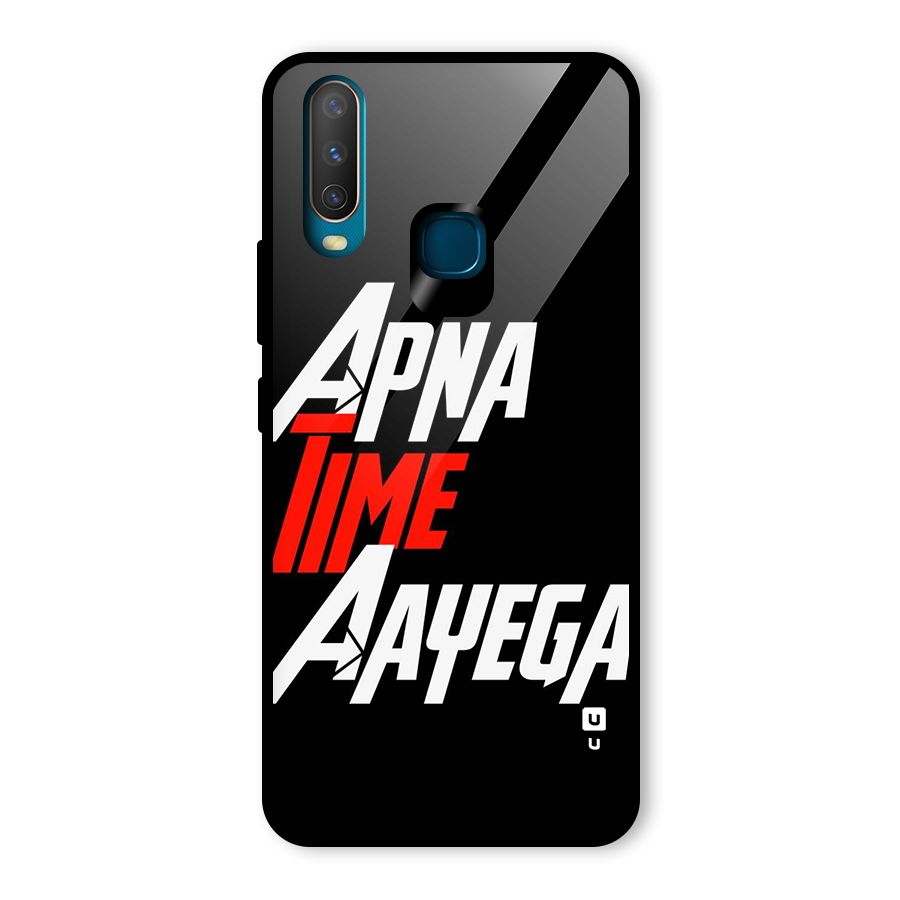 Time Aayega Glass Back Case for Vivo U10