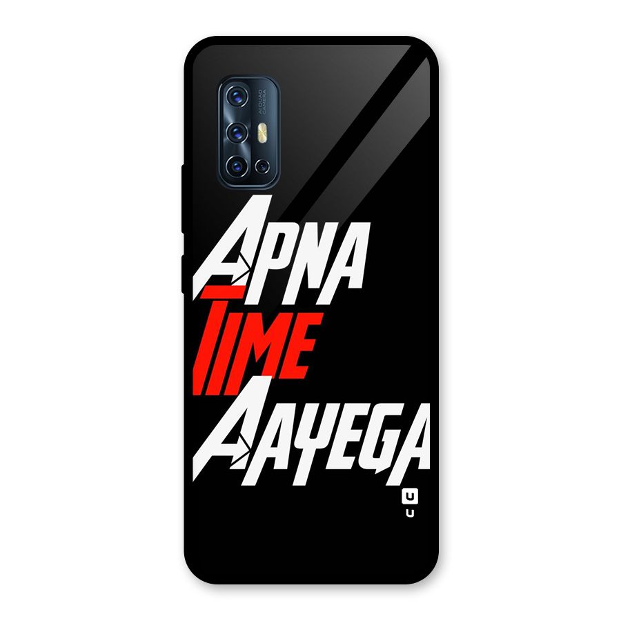 Time Aayega Glass Back Case for Vivo V17
