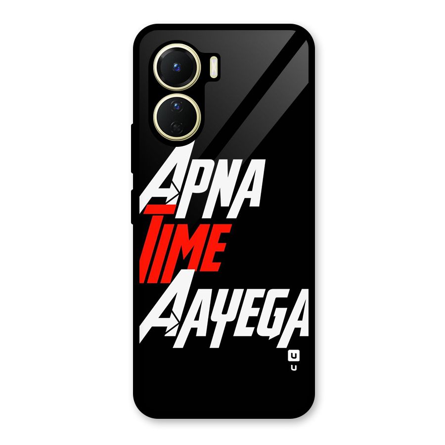 Time Aayega Glass Back Case for Vivo Y16