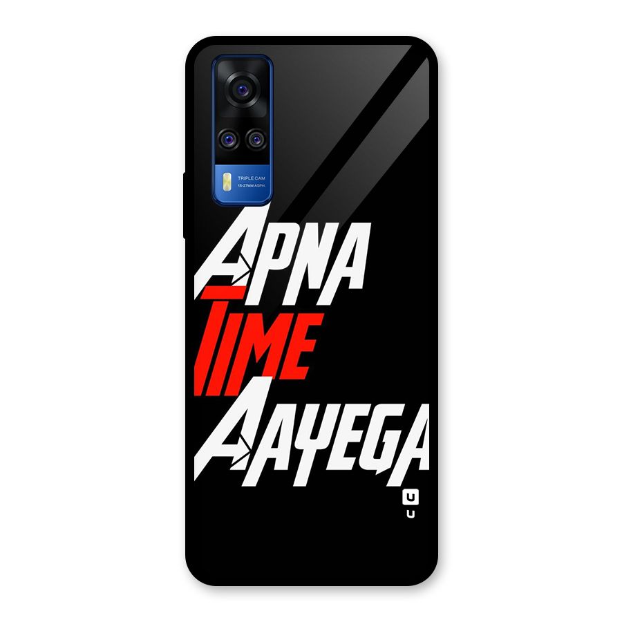 Time Aayega Glass Back Case for Vivo Y31
