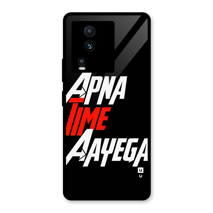 Time Aayega Glass Back Case for Vivo iQOO Neo 7 Pro