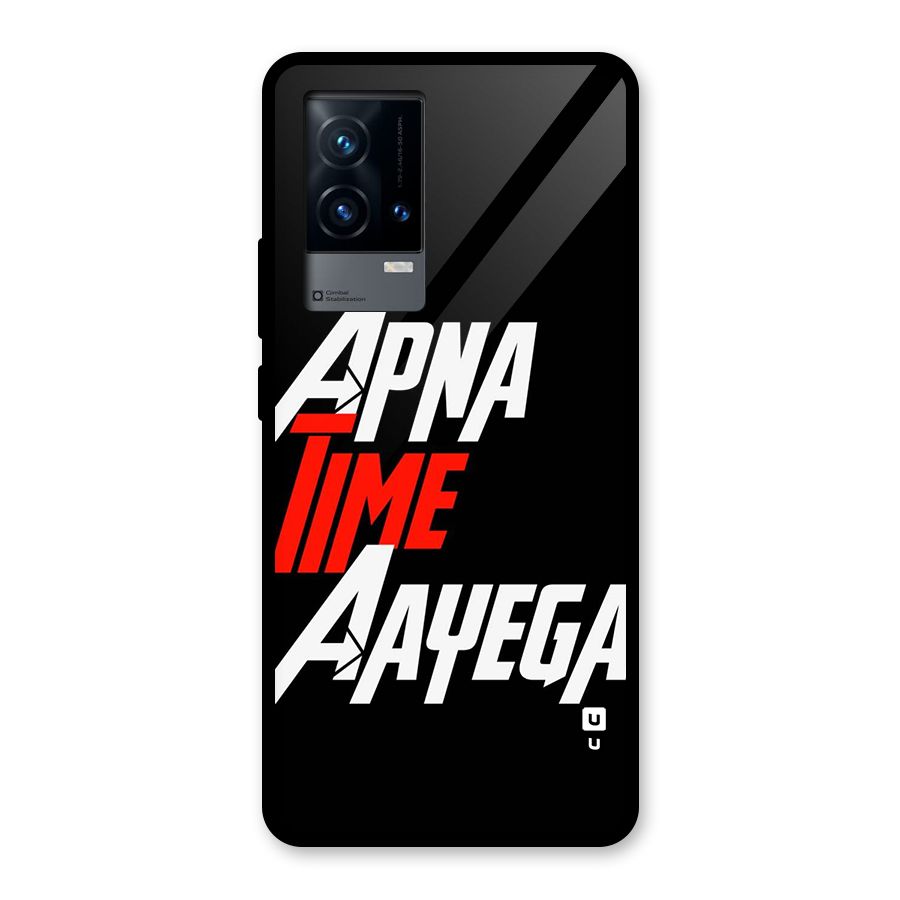 Time Aayega Glass Back Case for iQOO 9 5G