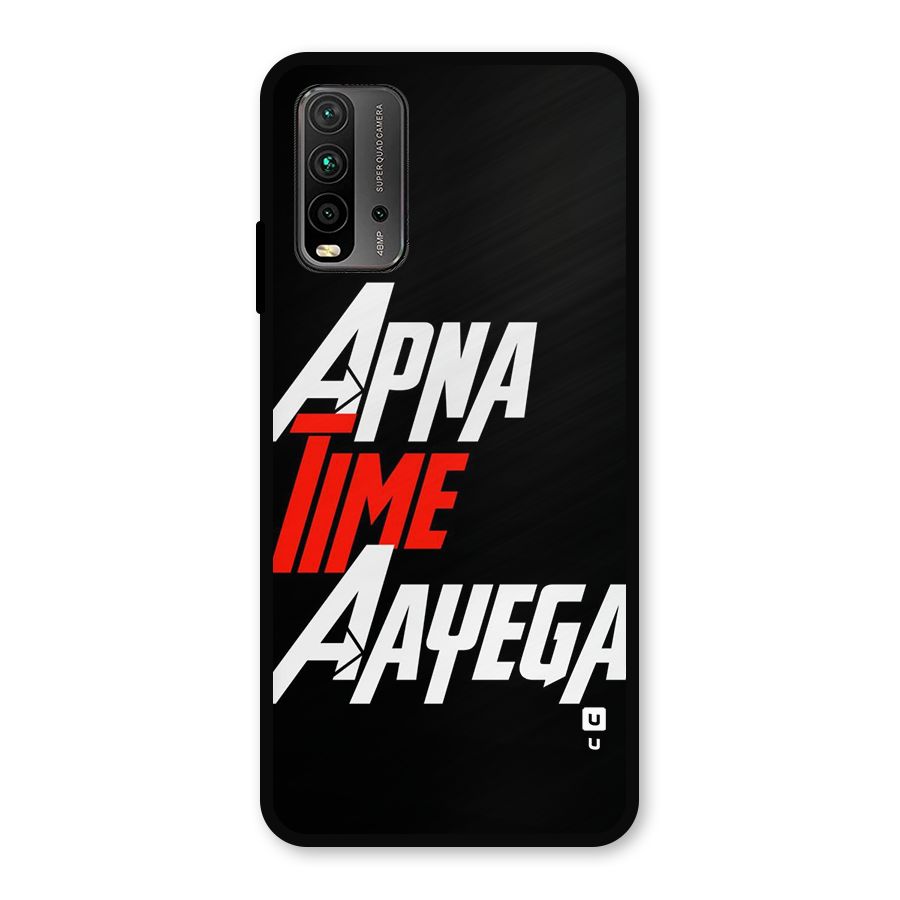 Time Aayega Metal Back Case for Redmi 9 Power