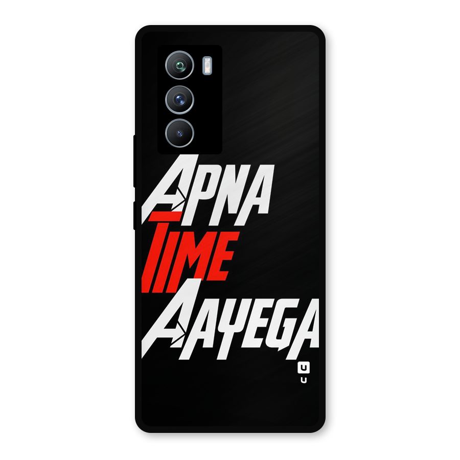 Time Aayega Metal Back Case for iQOO 9 SE