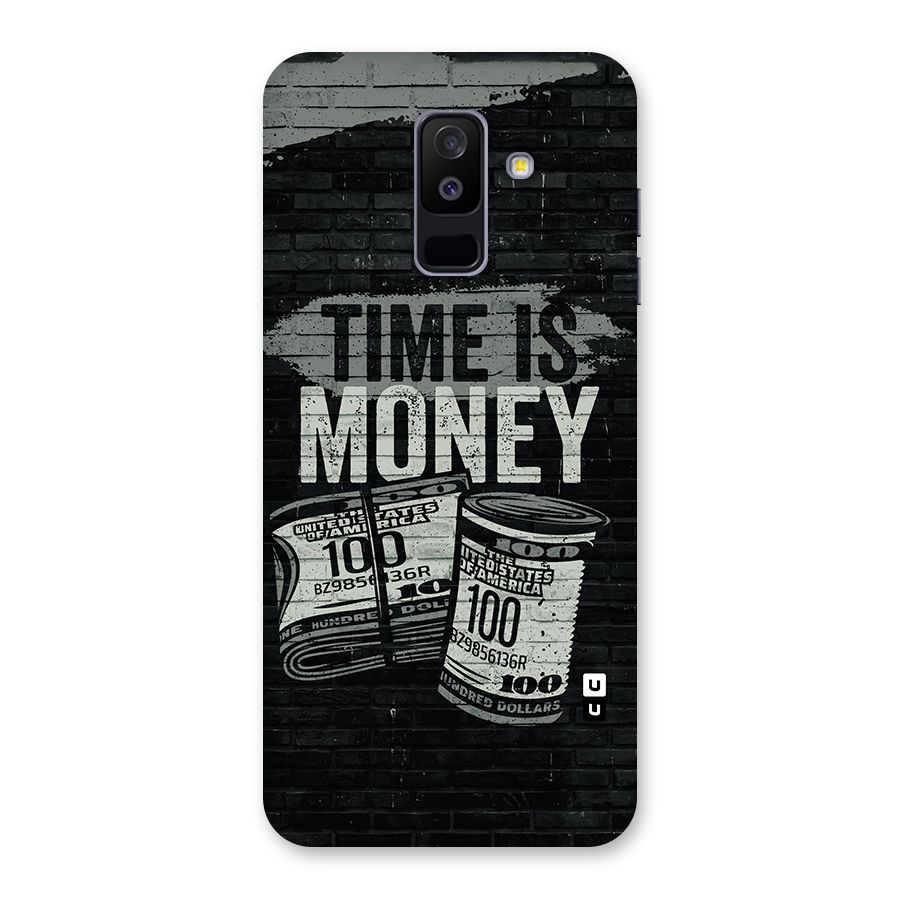 Time Is Money Back Case for Galaxy A6 Plus