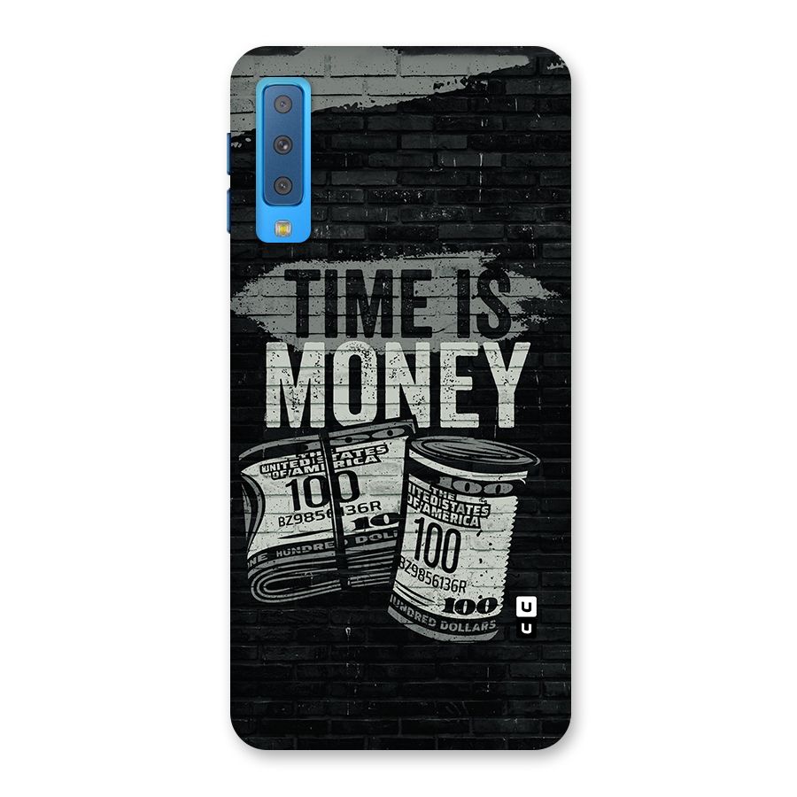 Time Is Money Back Case for Galaxy A7 (2018)