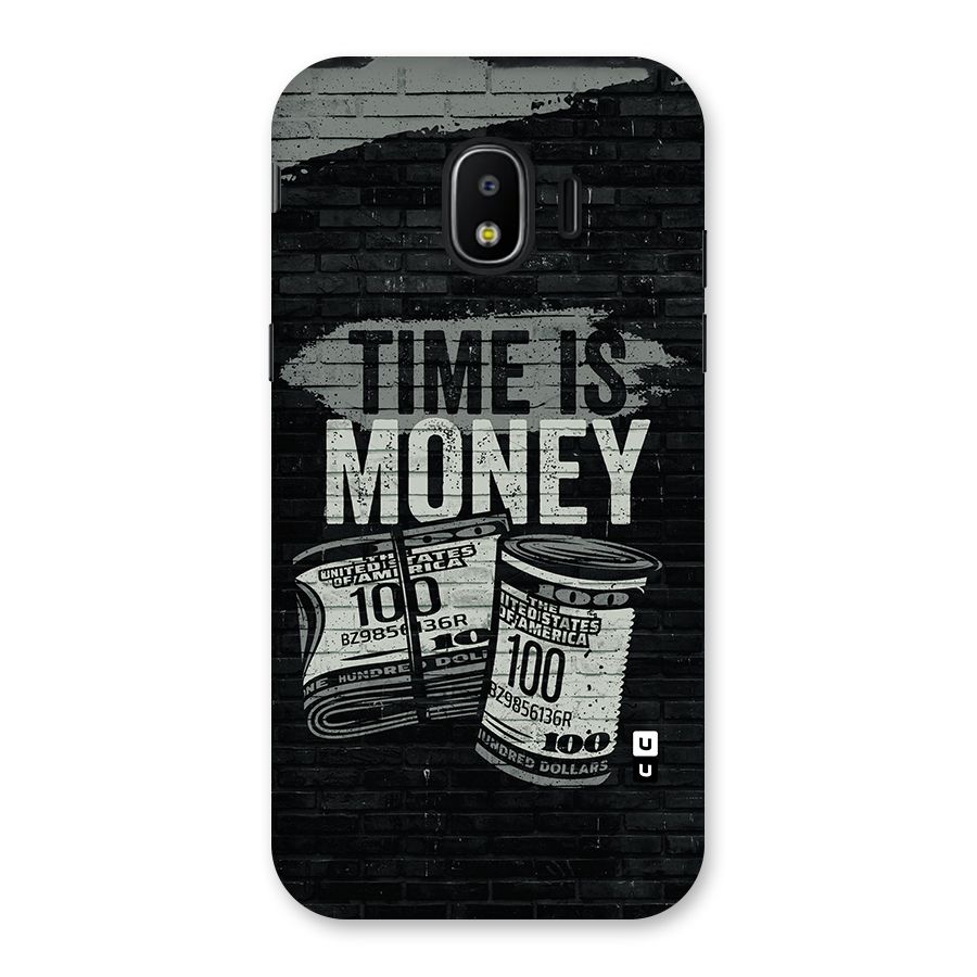 Time Is Money Back Case for Galaxy J2 Pro 2018