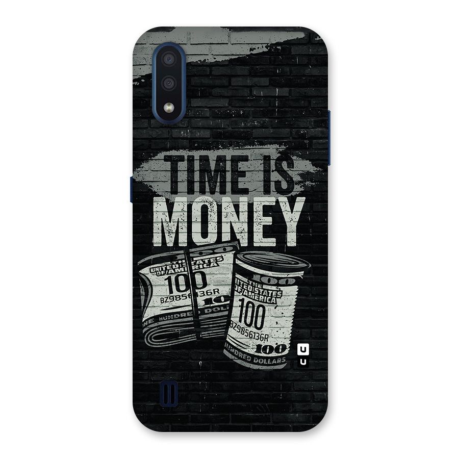 Time Is Money Back Case for Galaxy M01