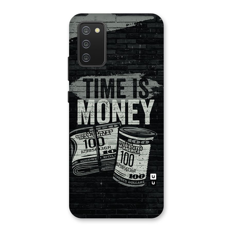 Time Is Money Back Case for Galaxy M02s