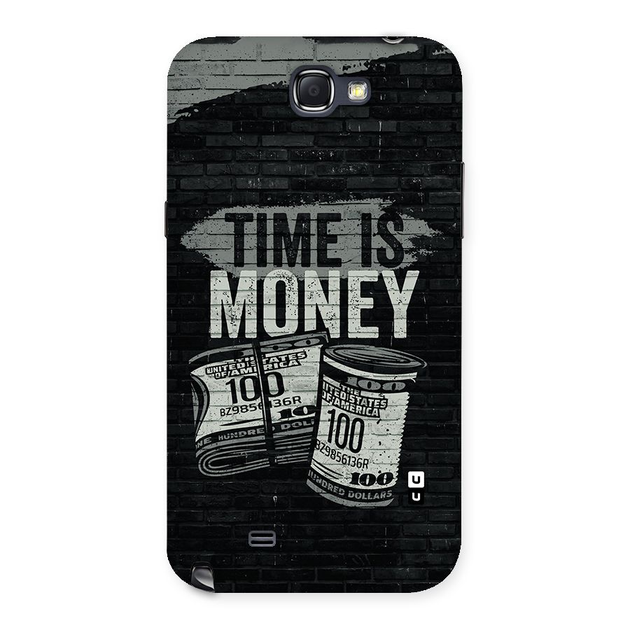 Time Is Money Back Case for Galaxy Note 2