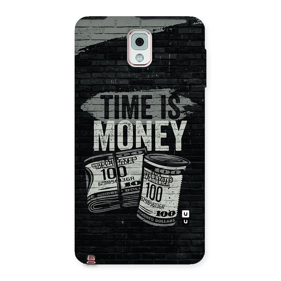 Time Is Money Back Case for Galaxy Note 3