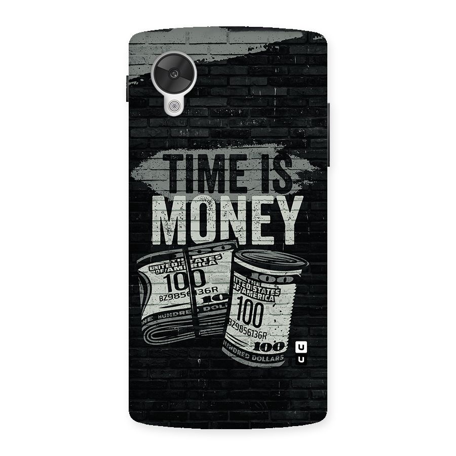 Time Is Money Back Case for Google Nexsus 5