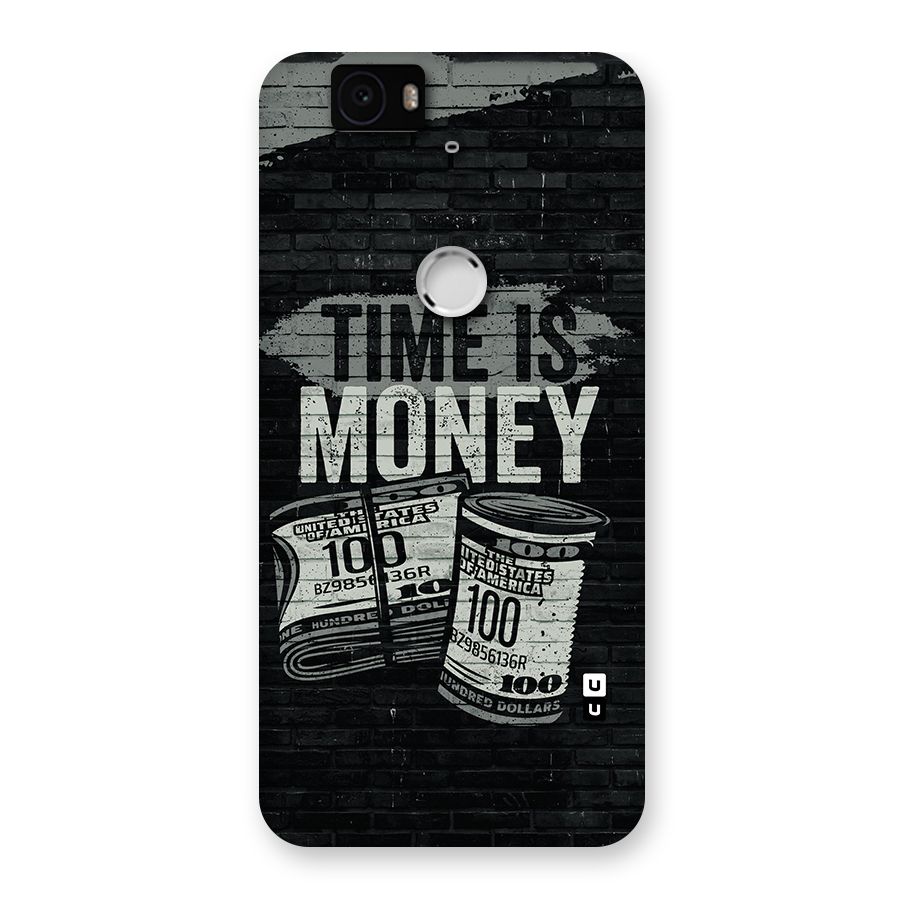 Time Is Money Back Case for Google Nexus-6P