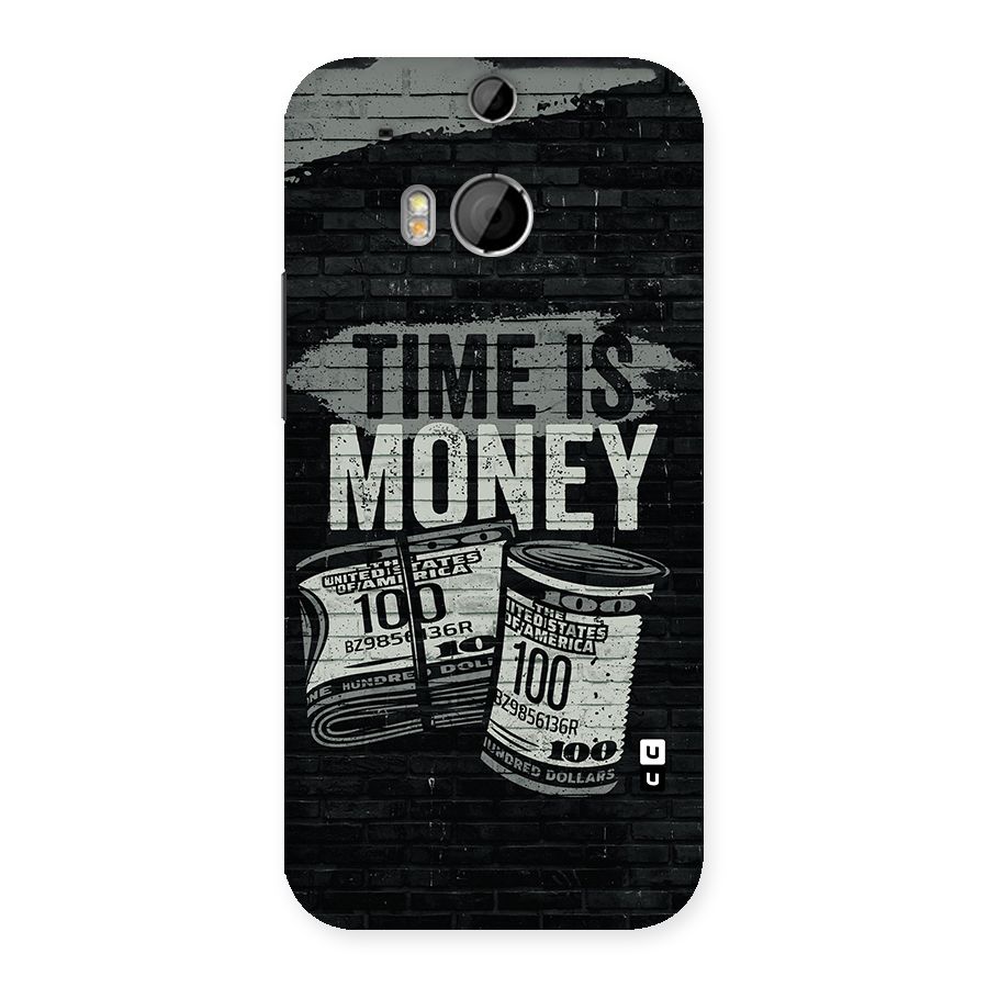 Time Is Money Back Case for HTC One M8