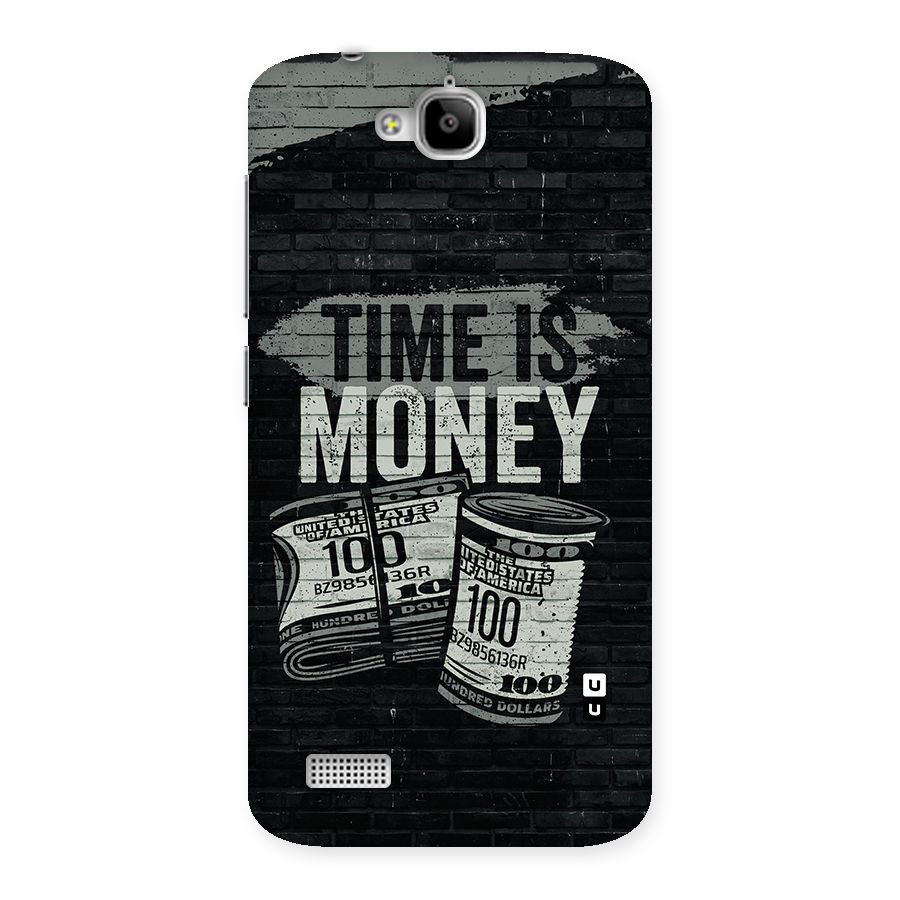 Time Is Money Back Case for Honor Holly