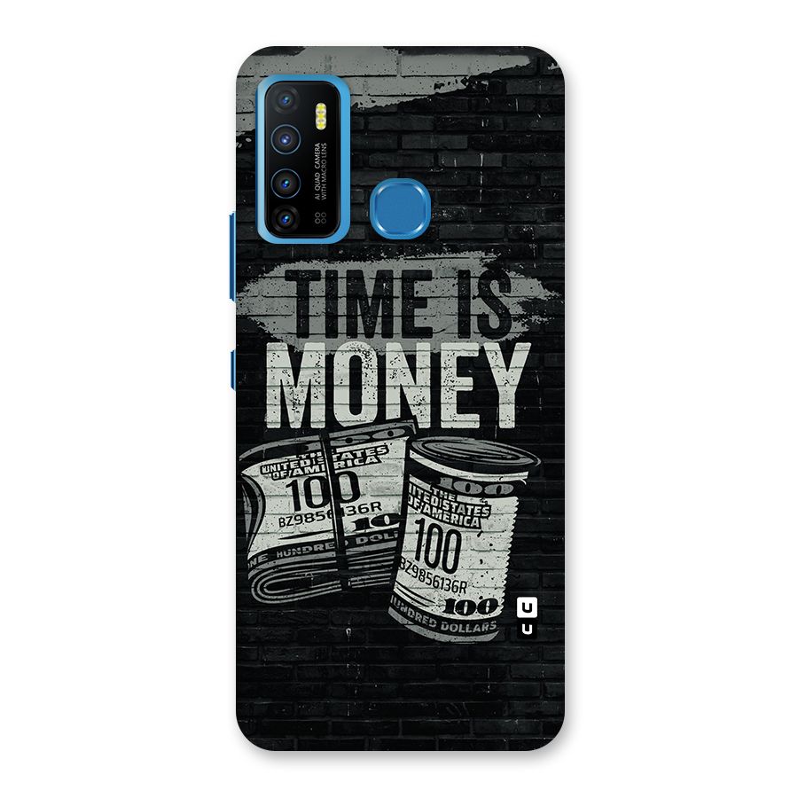 Time Is Money Back Case for Infinix Hot 9