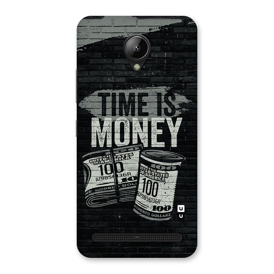 Time Is Money Back Case for Lenovo C2