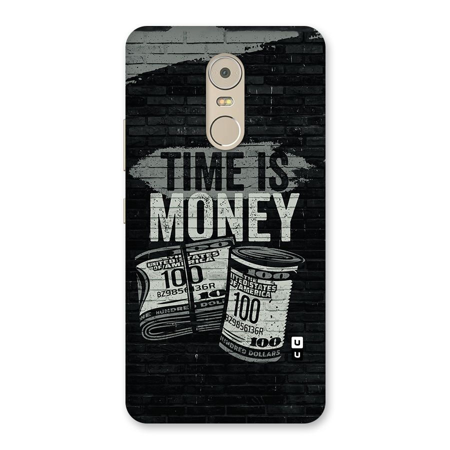 Time Is Money Back Case for Lenovo K6 Note