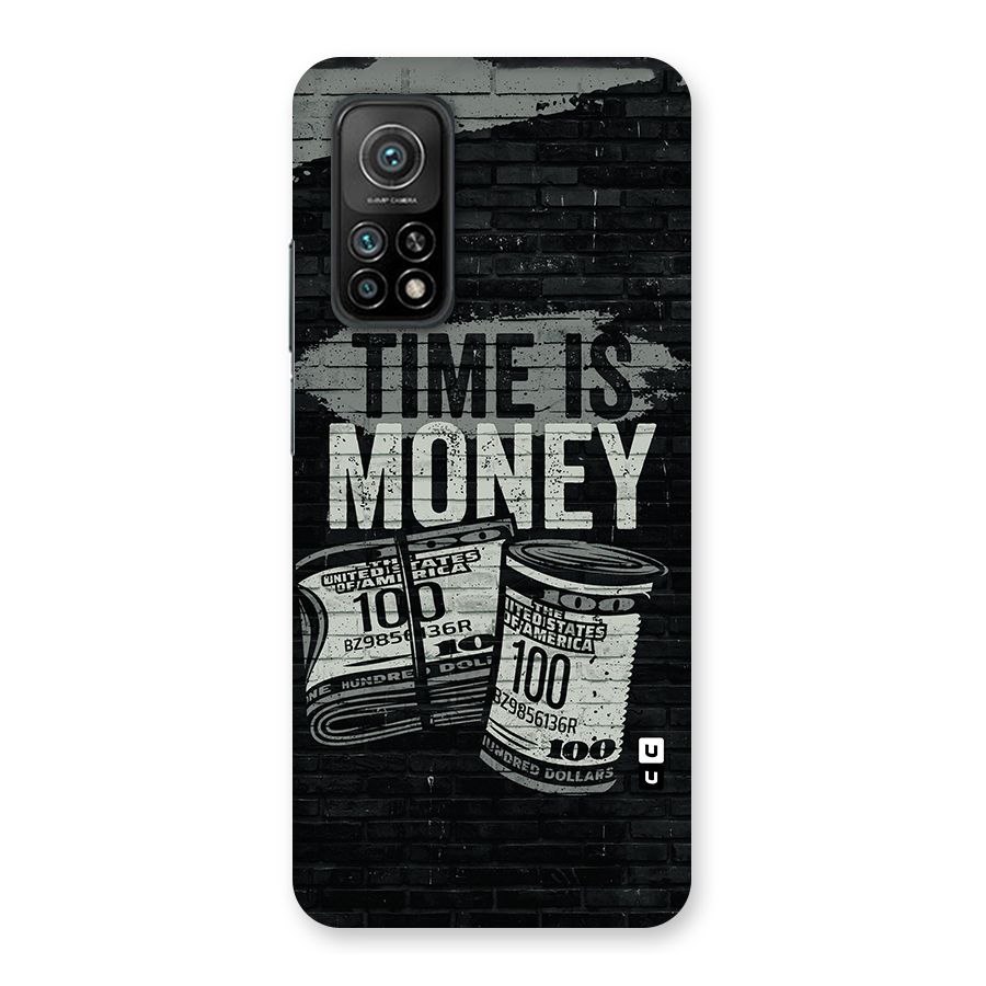 Time Is Money Back Case for Mi 10T 5G