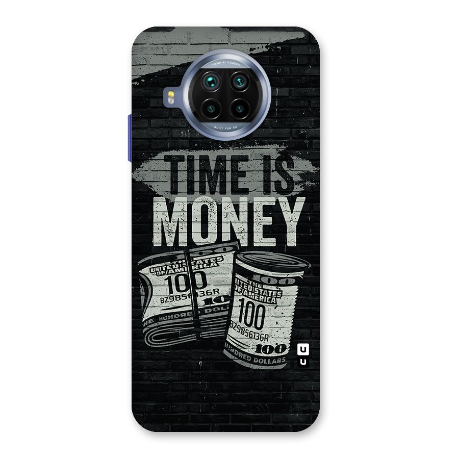 Time Is Money Glass Back Case for Mi 10i