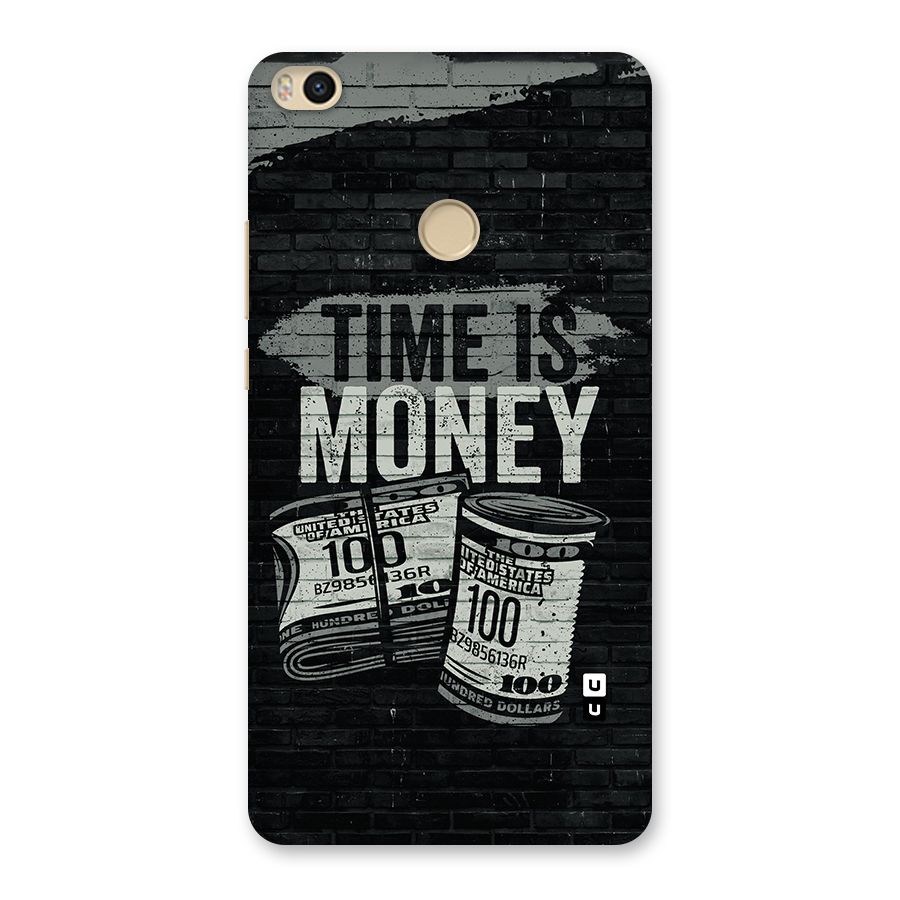 Time Is Money Back Case for Mi Max 2