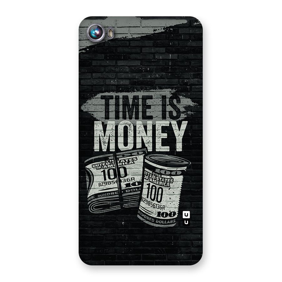 Time Is Money Back Case for Micromax Canvas Fire 4 A107