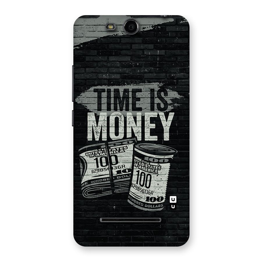 Time Is Money Back Case for Micromax Canvas Juice 3 Q392