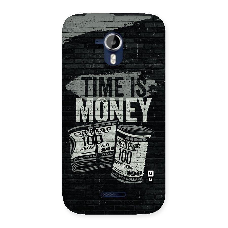 Time Is Money Back Case for Micromax Canvas Magnus A117