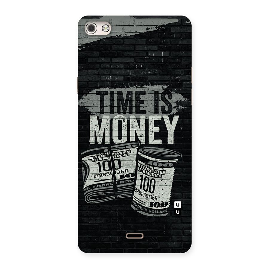 Time Is Money Back Case for Micromax Canvas Silver 5
