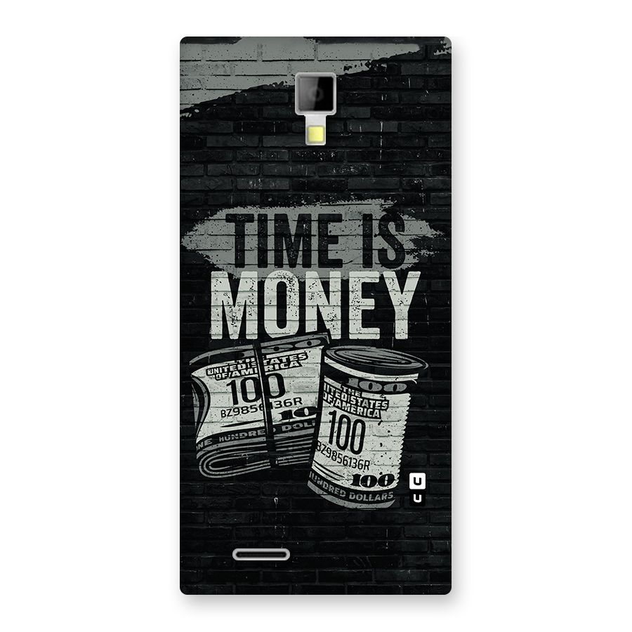Time Is Money Back Case for Micromax Canvas Xpress A99