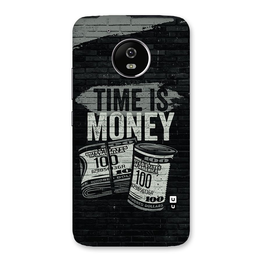 Time Is Money Back Case for Moto G5