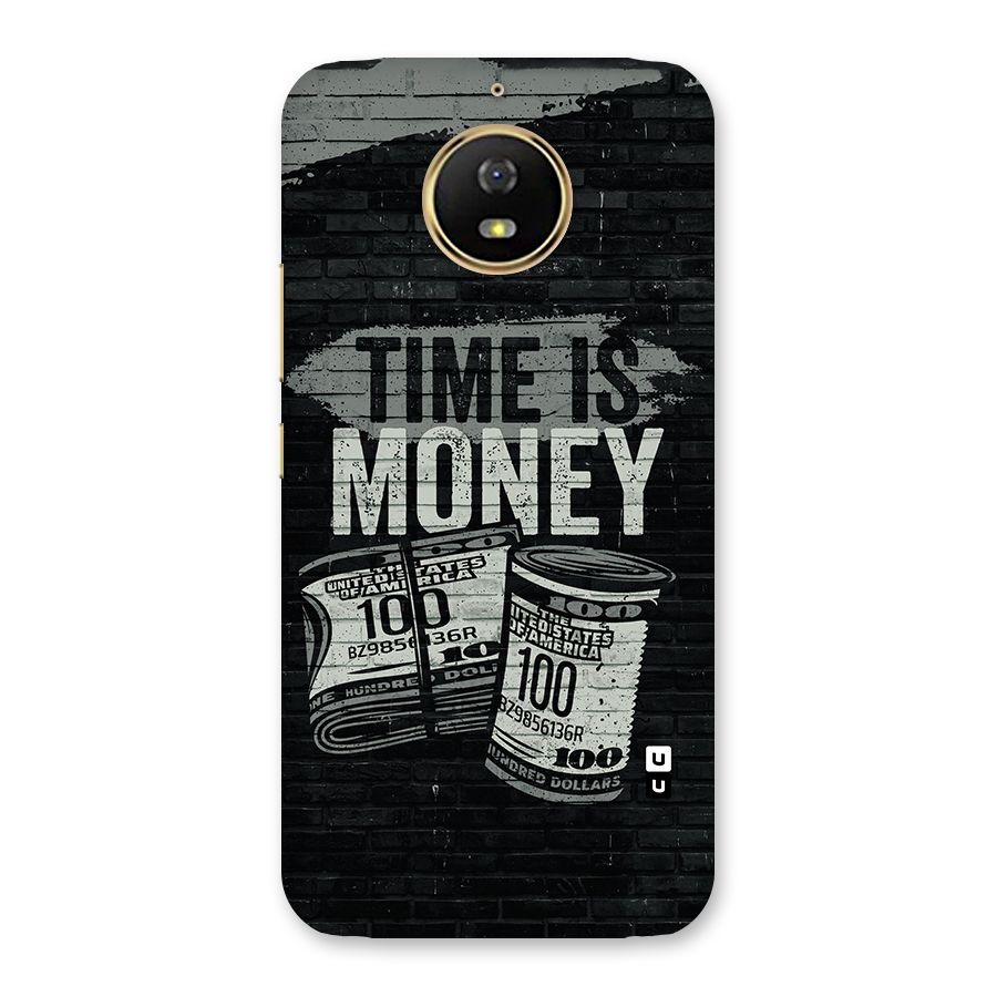 Time Is Money Back Case for Moto G5s