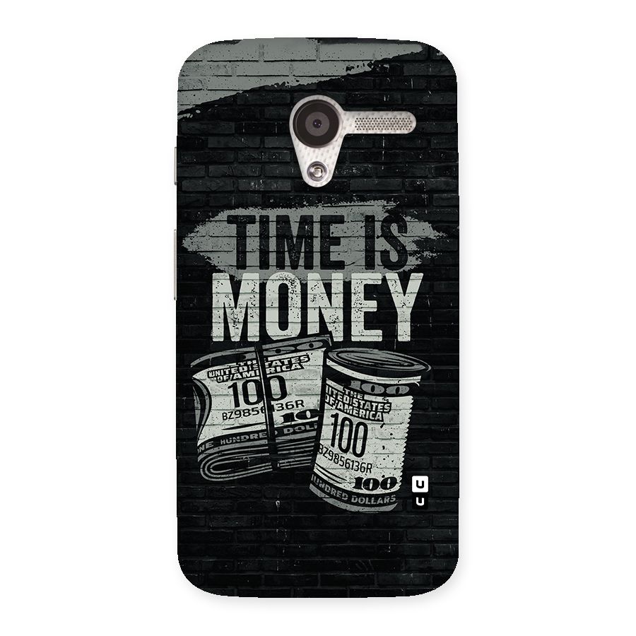 Time Is Money Back Case for Moto X