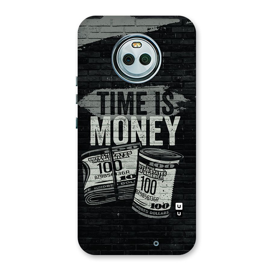 Time Is Money Back Case for Moto X4