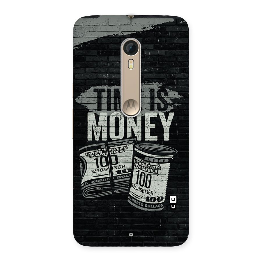 Time Is Money Back Case for Motorola Moto X Style