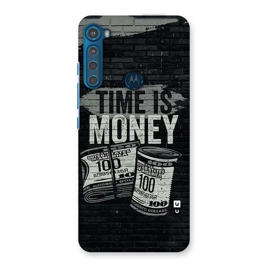 Time Is Money Back Case for Motorola One Fusion Plus