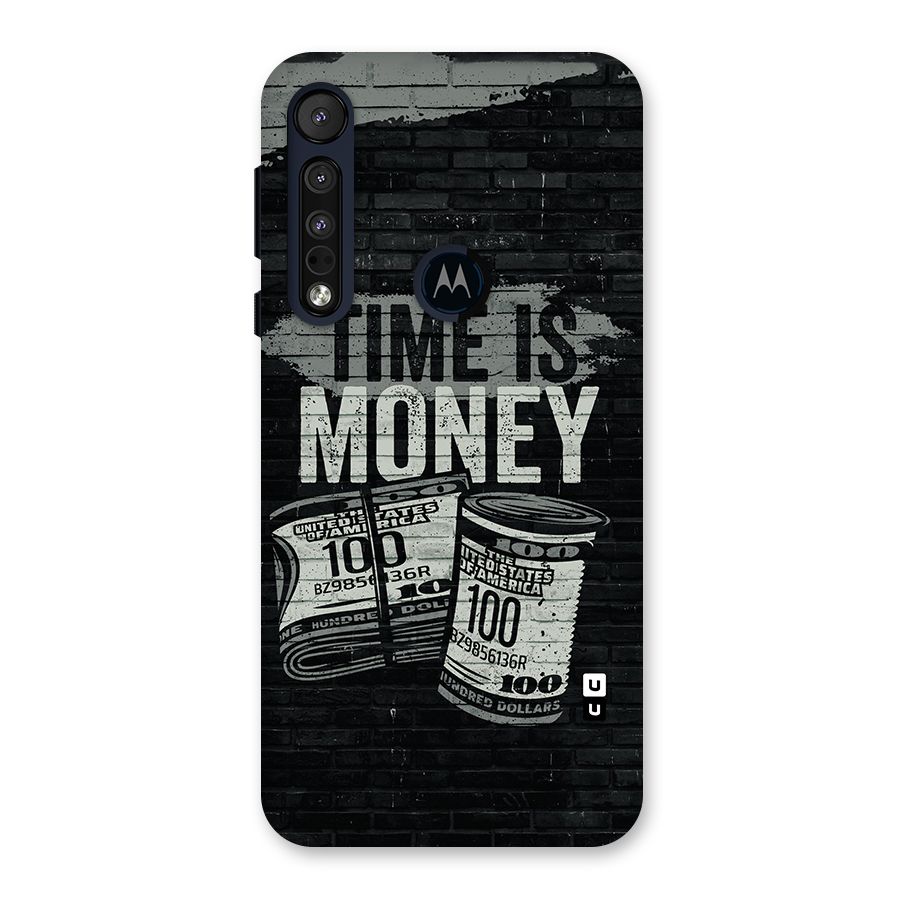 Time Is Money Back Case for Motorola One Macro