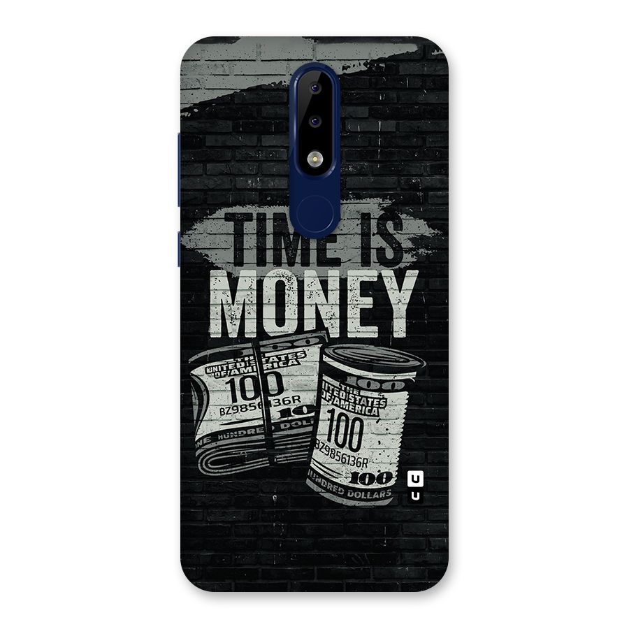Time Is Money Back Case for Nokia 5.1 Plus
