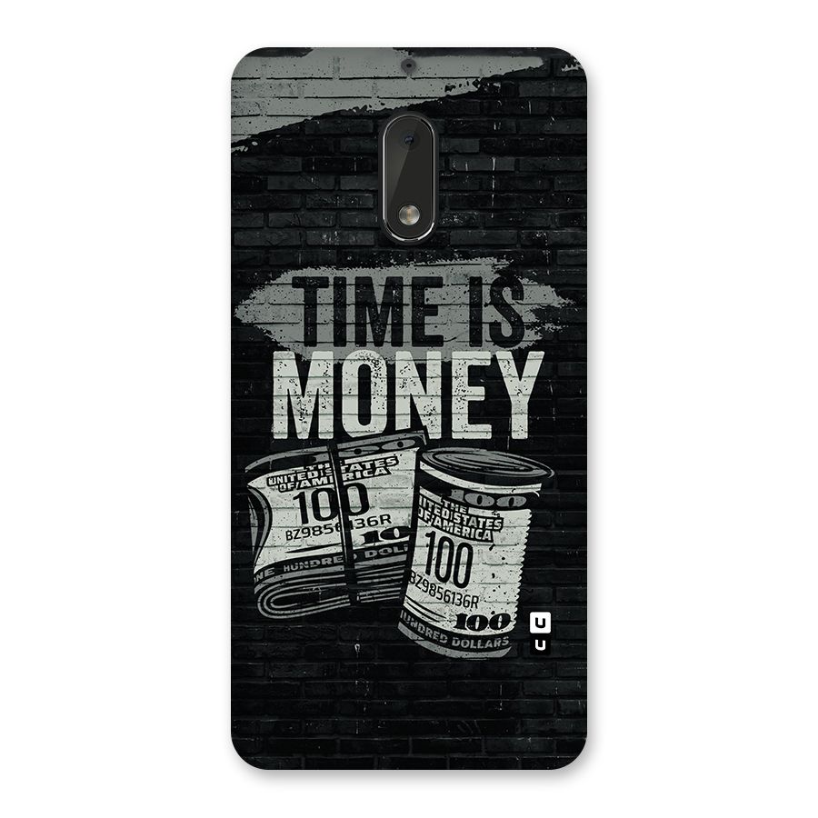 Time Is Money Back Case for Nokia 6
